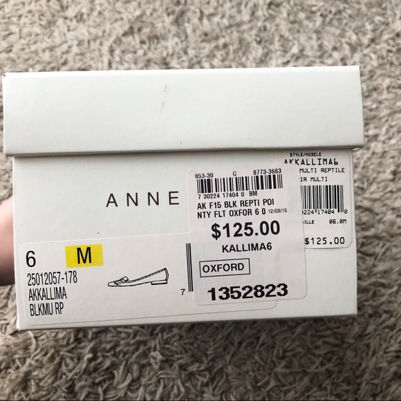 Anne Klein Leather Dress Flats - Picture 8 of 8